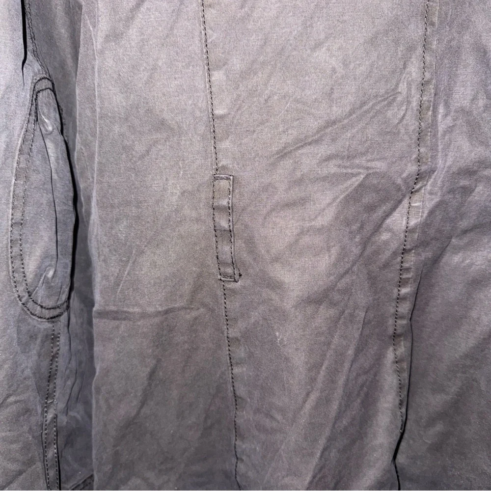 Banana Republic Jacket Women’s  M Navy Field Waxed Chore Flannel Lined Pattern